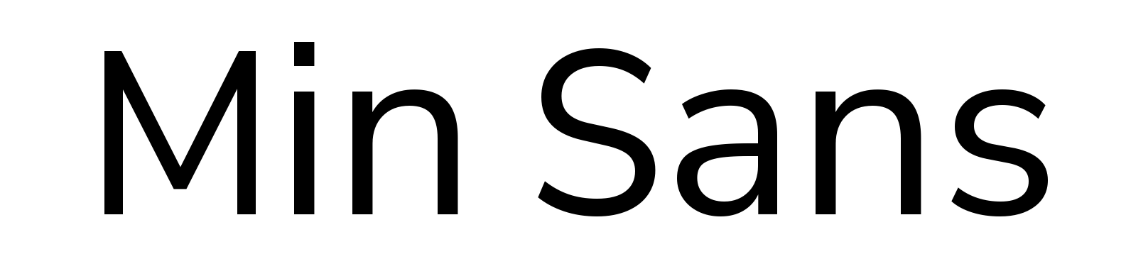 Min Sans